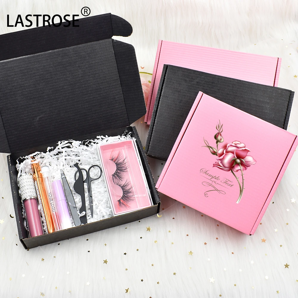 Hot Sale Portable Corrugated Box Packaging OEM Logo Printed Pink Mailer Box Pink Color Cosmetic Shipping Boxes
