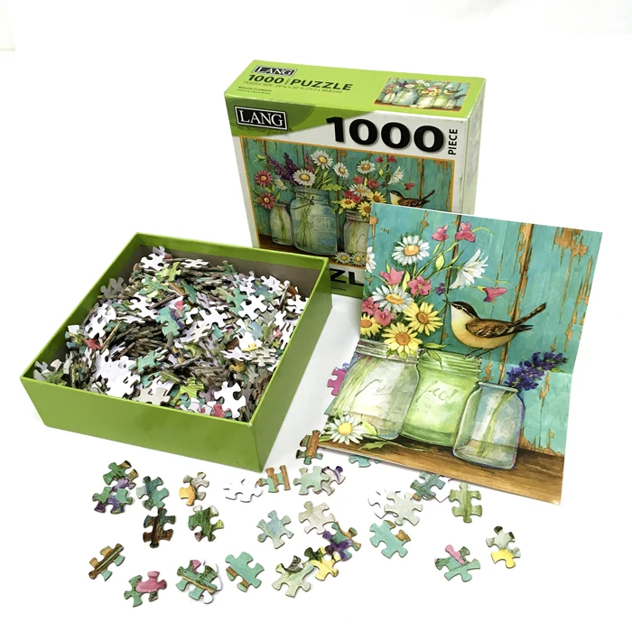 Jigsaw Puzzle Manufacturer 1000 Pieces Puzzles Difficult To Finish Puzzle For 12+ Age