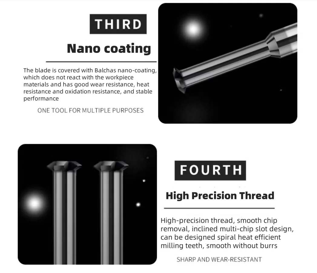 Tungsten Steel Single Tooth Thread Milling Cutter Single Tooth Alloy Machining Center Metric