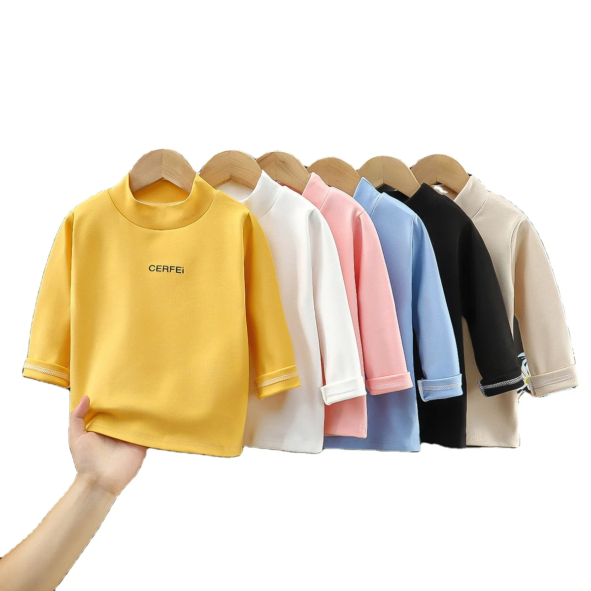 Kids Winter Clothes Girl Top T shirts Long Sleeve Under Shirt sweatshirts for Children