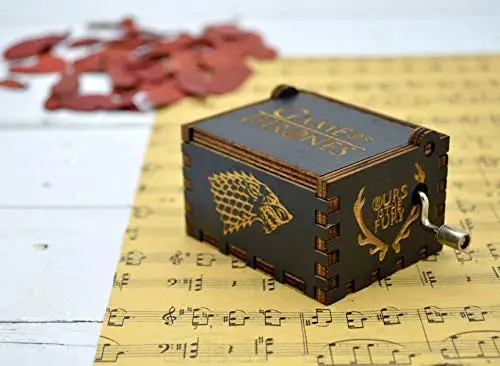 Деревянная музыкальная шкатулка с гравировкой, деревянная музыкальная шкатулка для подарка