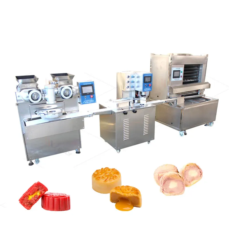Industrial Automatic Mini Maamoul Date Barn Round Cookies Making Machine Price Mochi Ice Cream Making Machine