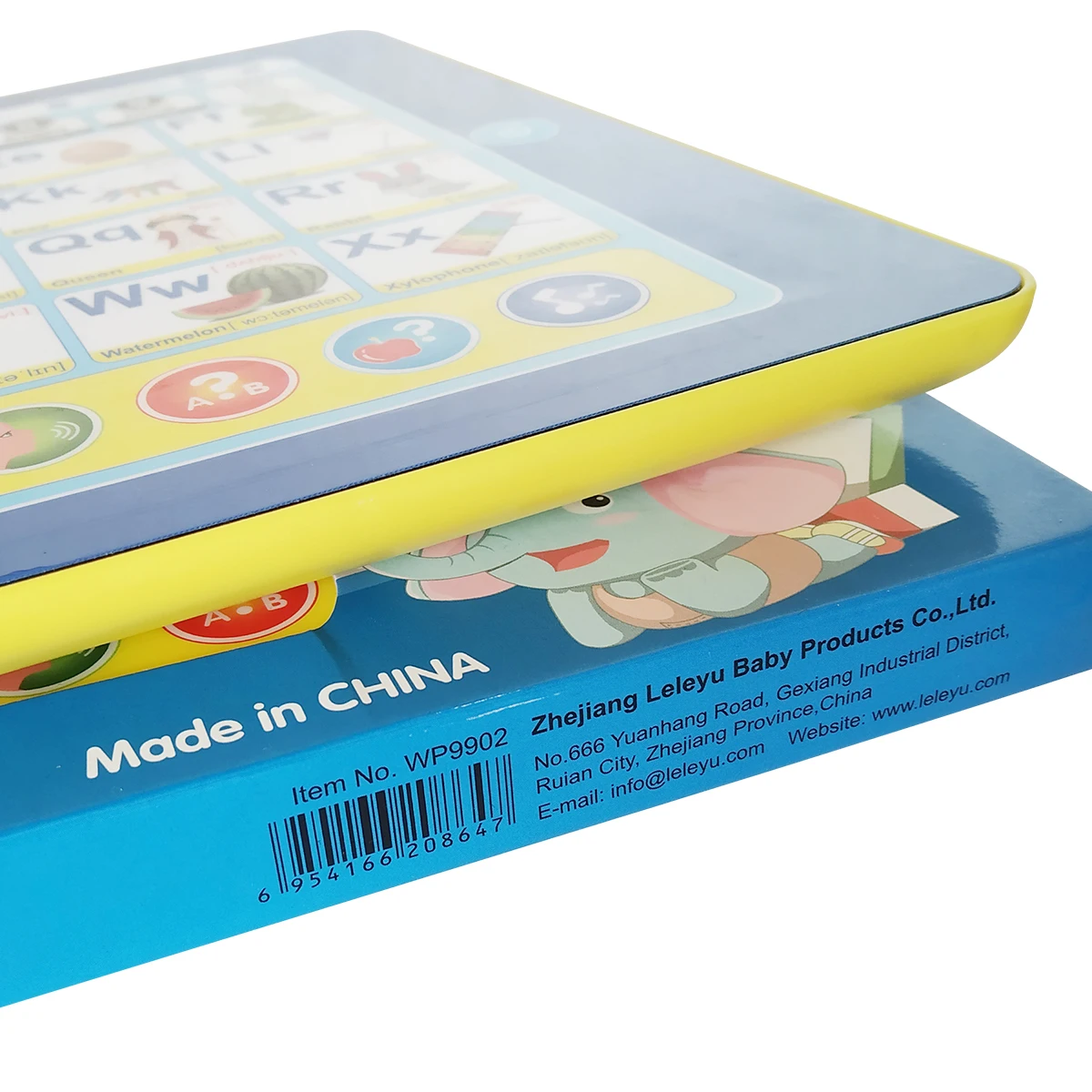 Customized kids multifunctional teaching learning machine smart tablet sound study pad/laptop