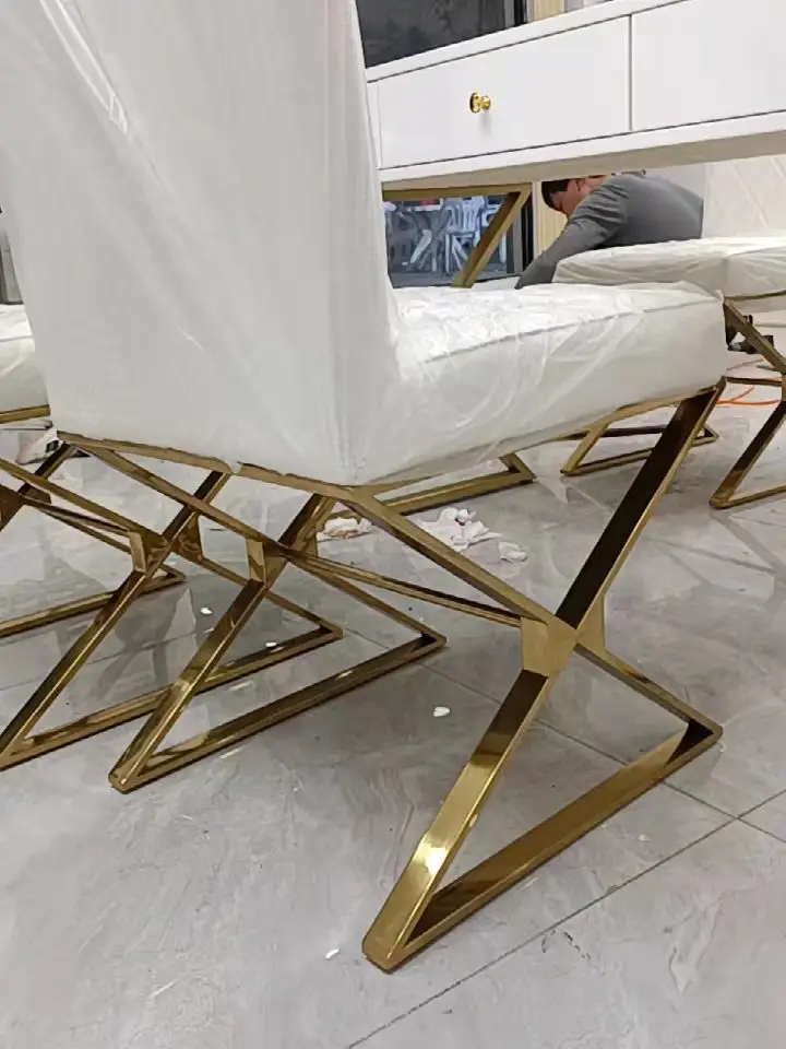 Customized Metal Base Decorative Furniture Base Stainless Steel Frames for  furniture Dining Chair