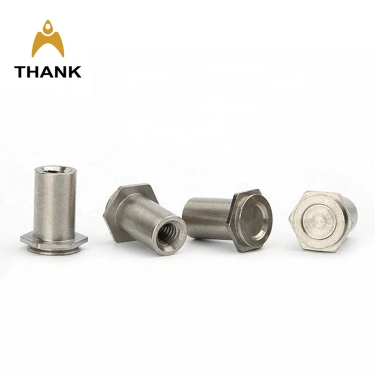 Stainless steel countersunk head M3 M4 M5 through-hole CSOS CSS rivet self clinching standoff