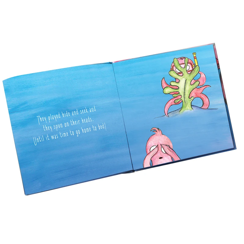Custom Hardcover Learning Anime Kids Board Book Children Book Printing