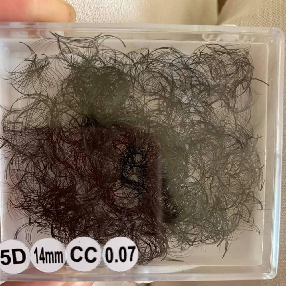 Loose Premade Fans Sharp Long Stem Premade Loose Volume 10D Loose premade volume fans