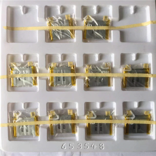 203030 Super thin li-polymer battery 3.7v 203030 100mah rechargeable battery cell only 203030