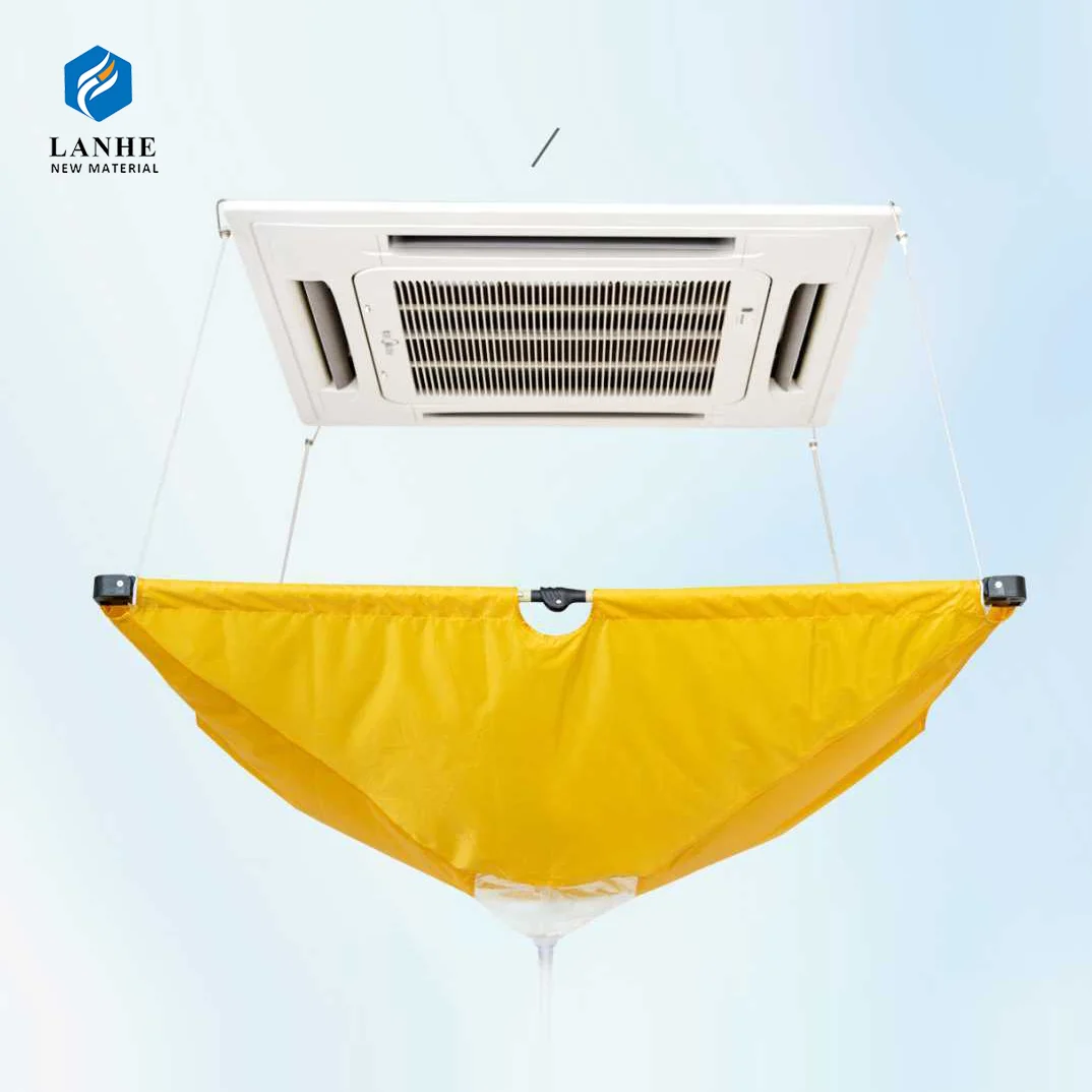 Ceiling AC cleaning knit cover central air conditioning waterproof  ac cleaning cover air conditioner