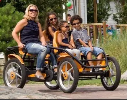 ELECTRICM PEDAL  ASSISTED 4-Seater   Go Kart