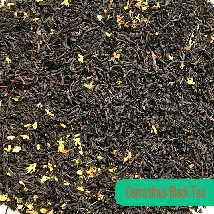 Оптовая продажа упаковка натуральный чай со вкусом сухофруктов черный Osmanthus заказ OEM бесплатный образец