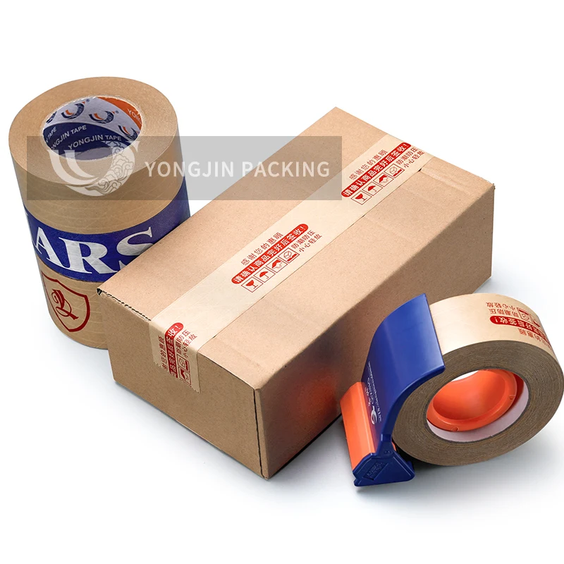 Holder Stationary Manufacturer White Print Hand Heat Seal Water Activated Masking Paper Tape