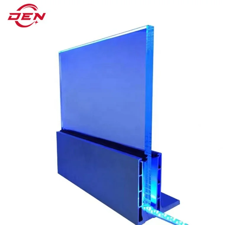 terrace aluminum u channel railing balustrade fence clamp base shoe porch deck glass railing stairs handrails railing balcony