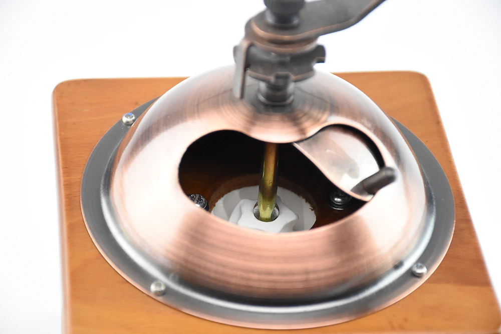 Good Quality Ceramic Burr Coffee Grinder Wooden Manual Coffee Grinder