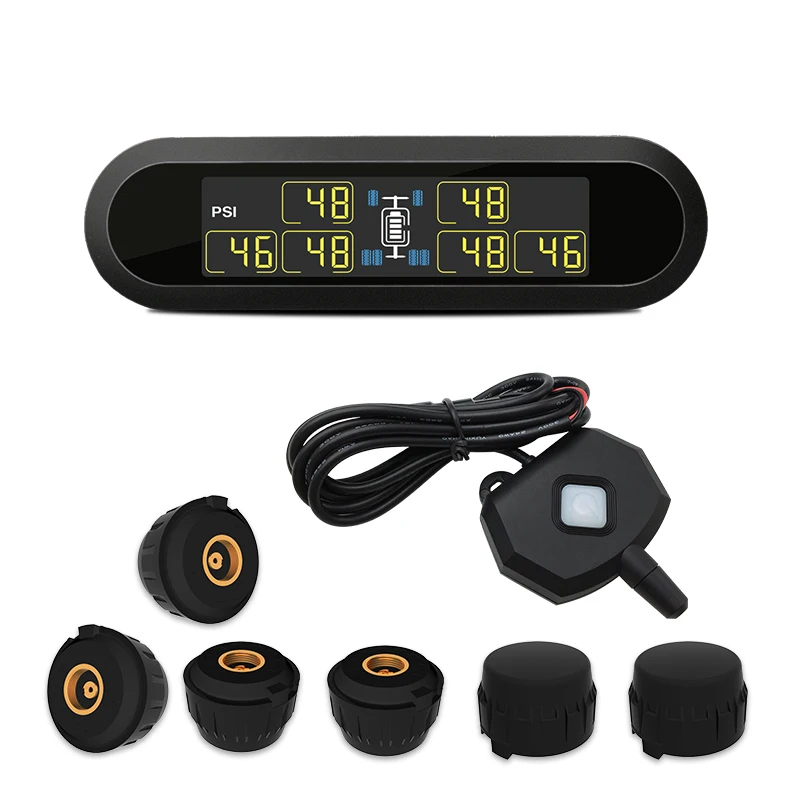  Солнечная система контроля давления в шинах для трейлера Rv Tpms на солнечной энергии с 6 внешними
