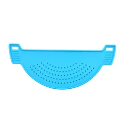 Heat resistant Anti-spill silicone drainage board kitchen drain strainer fruit noodles Leakproof baffle water Filter