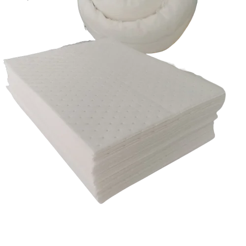 Hot-selling high-quality 3mm100%PP oil absorbing pads for oil spills to absorb oil pollution treatment