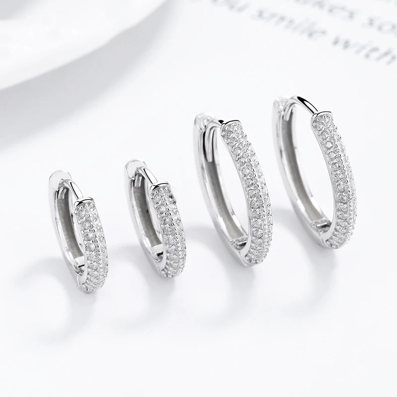 pendientes aro de circonia korean big stainless steel indian jewelry  jewellery 18k gold plated hoops zircon earrings