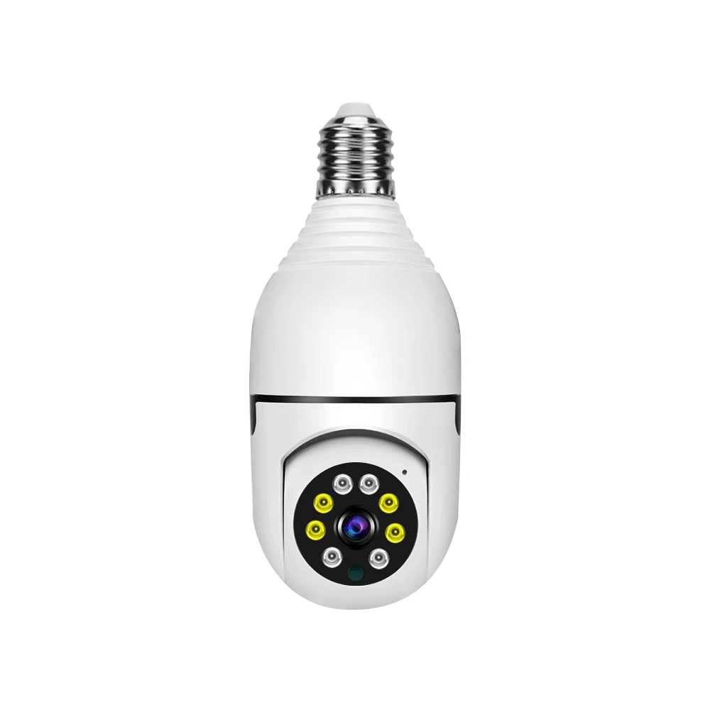 Smart Home Wifi Wireless IP Camera With Bulb E27 Socket Indoor Two Ways Audio Security Surveillance Camera