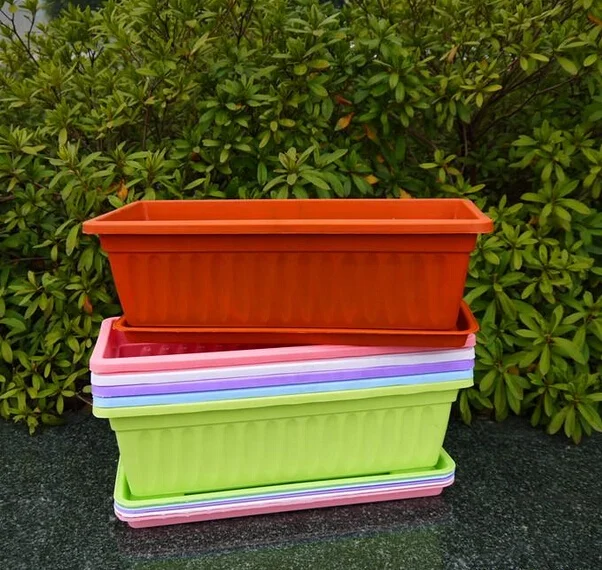 Oem Odm Customized Round Shape Plastic Flower Pots Terracotta Strawberry Pots