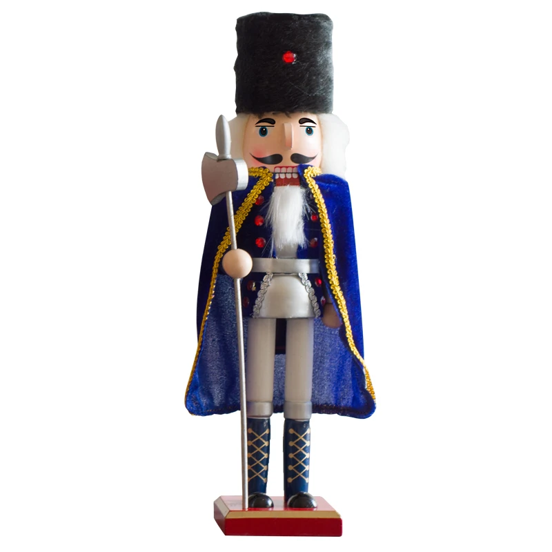 38cm blue nutcracker machine home decoration