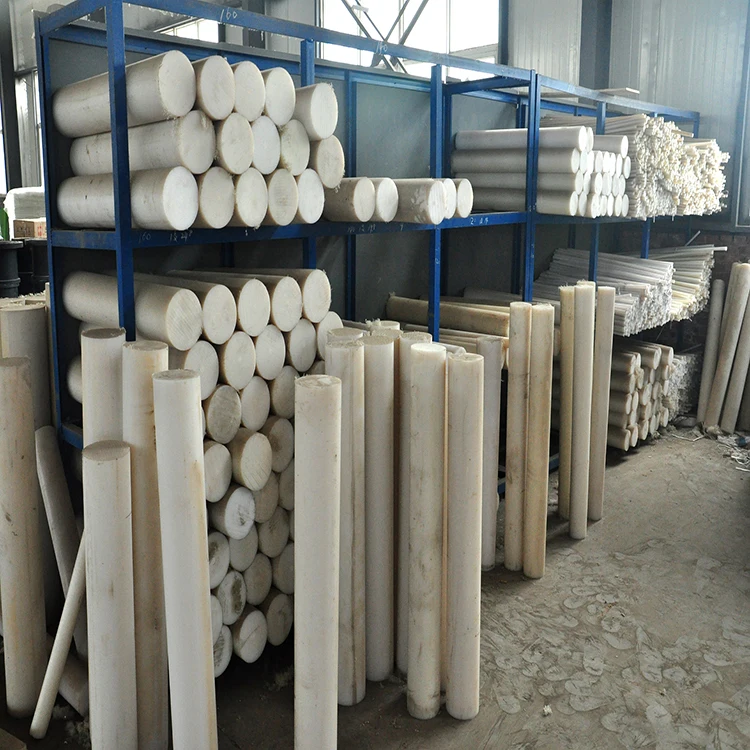 Wholesale white nylon rod Extrude Plastic Natural Blue Beige Black Polyamide PA6 Nylon Rod Supplier