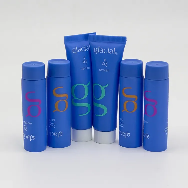 PE empty cosmetic packaging containers soft plastic lip gloss tube