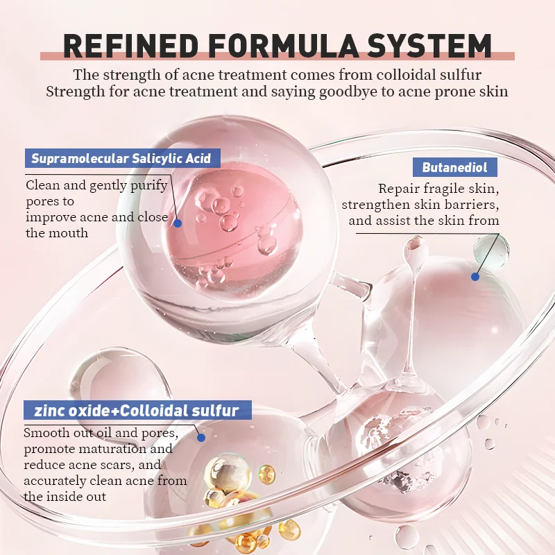 Acne Treatment Powder Water Serum One day quick action new formula