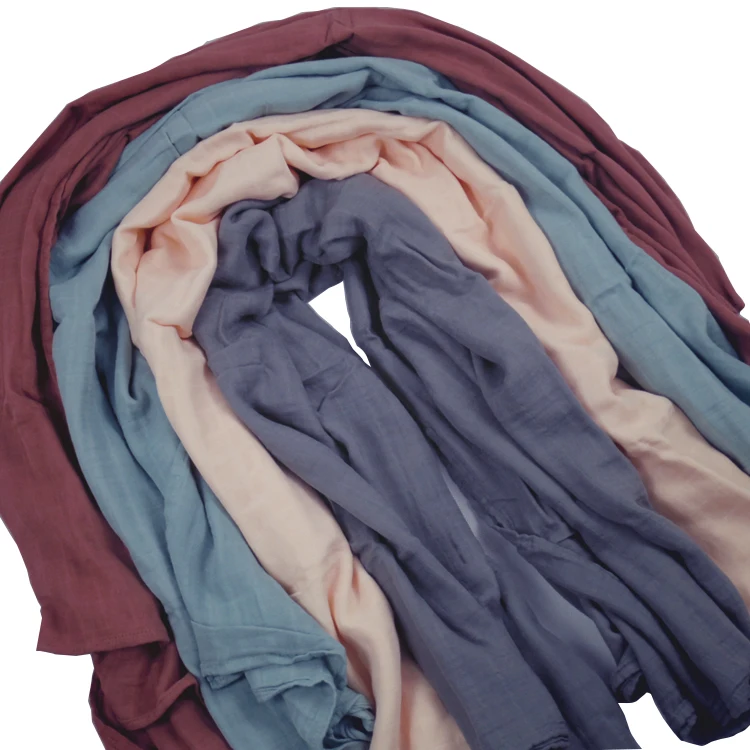 Color Earthy Organic Muslin Gauze Cotton Bamboo Earthy Baby Swaddle Blanket muslin squares