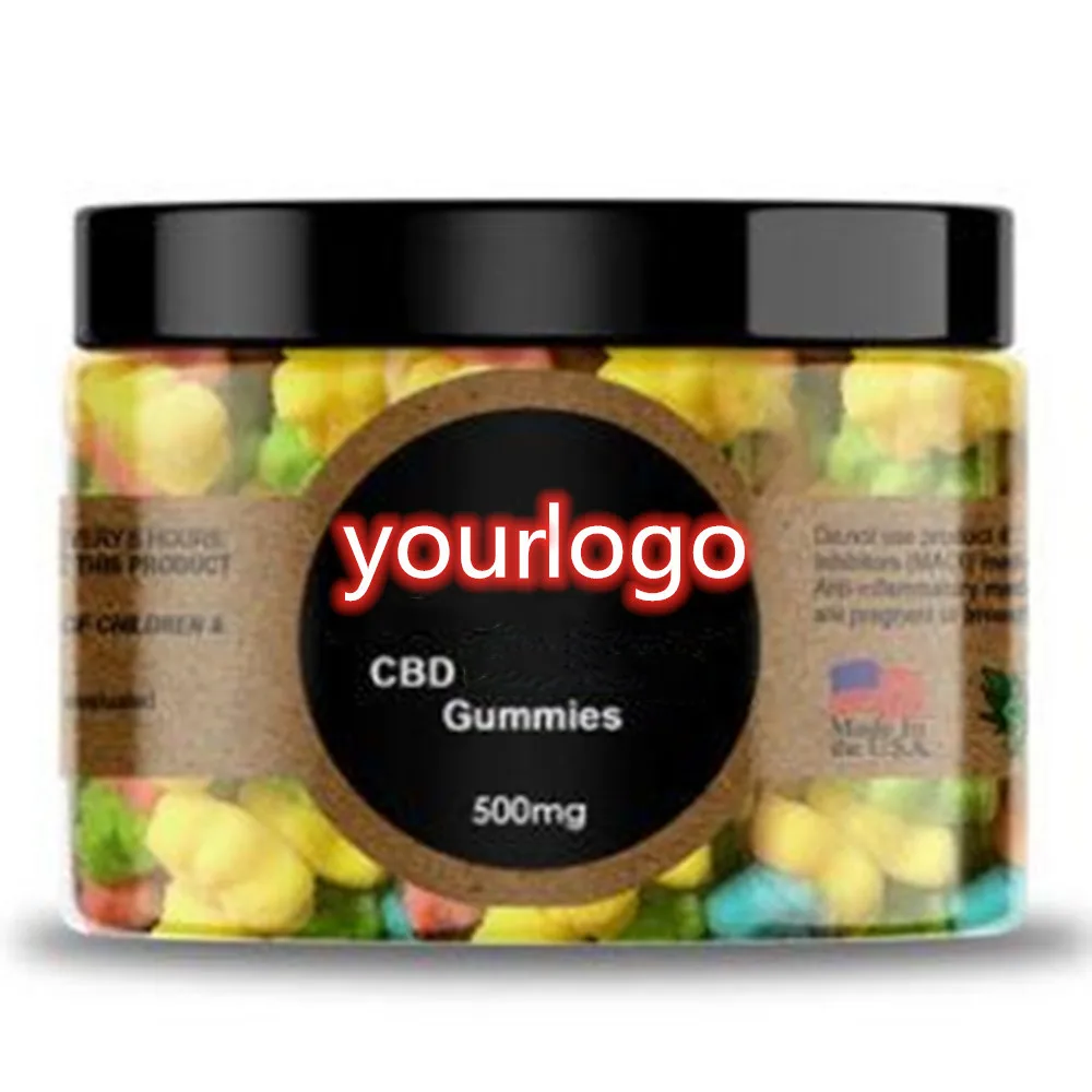 
Fancyli Hot selling private label cbd gummies different flavors 8oz 500mg packed in Jar 