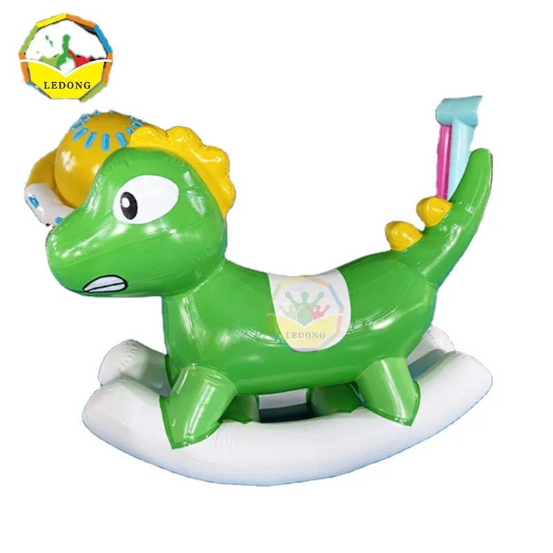 Custom Made Unique Design PVC Swimming Pool Water Play Toy Inflatable Unicorn Horse Doll Rocking horse