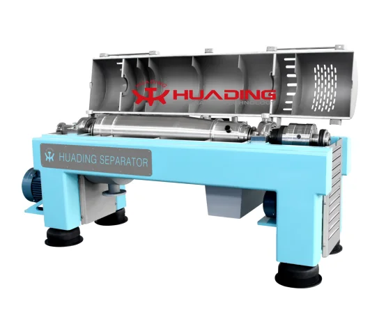 Huading LW series horizontal screw decanter centrifuge for Crude Soybean Edible Oil Clarification