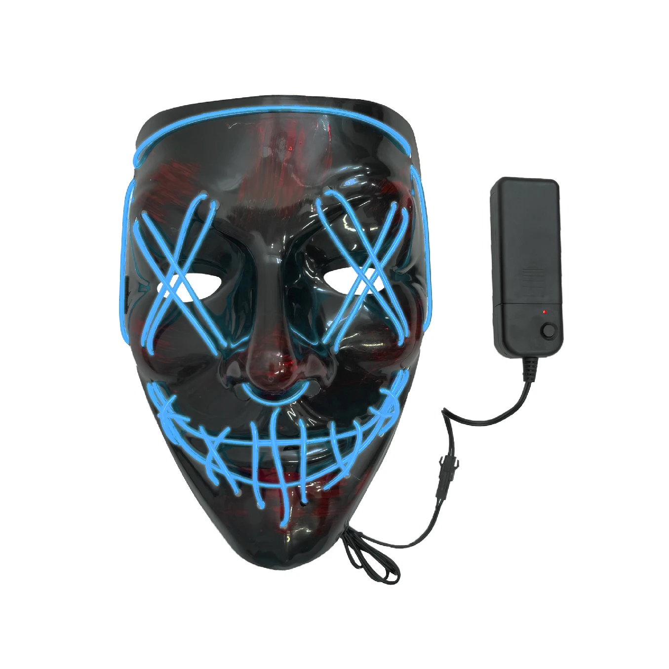 Hot Selling Feiyali Neon Party Masks LED Rave Face Mask Halloween
