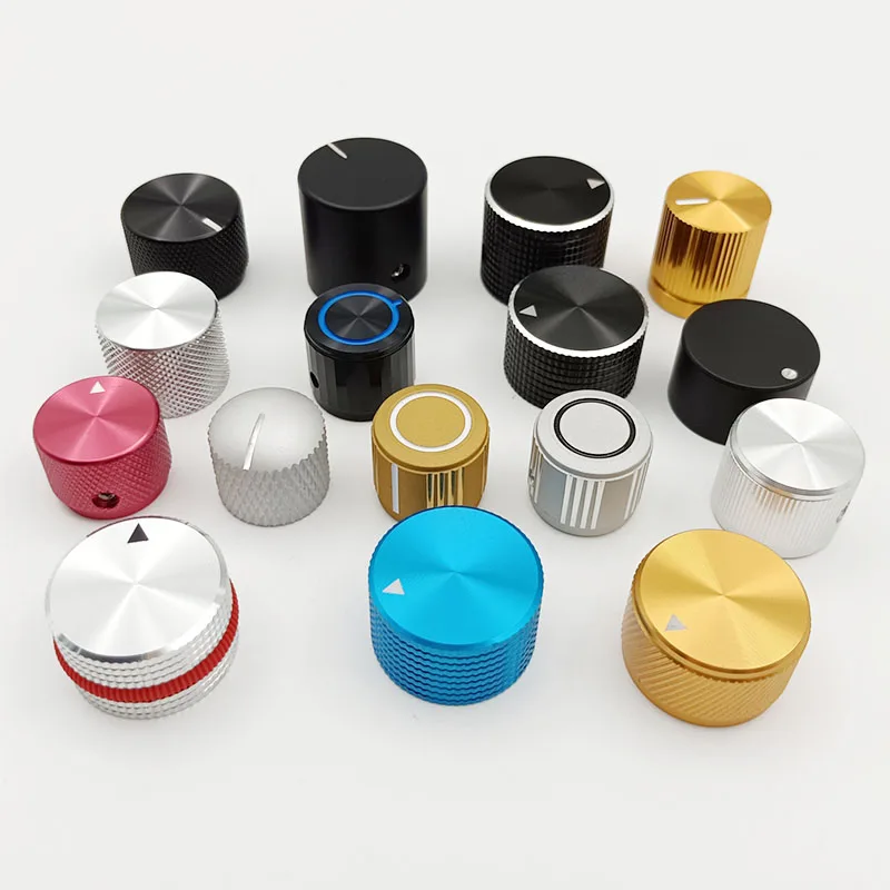  Стерео усилитель Hifi с винтовым замком алюминиевая крышка потенциометра Вращающаяся ручка
