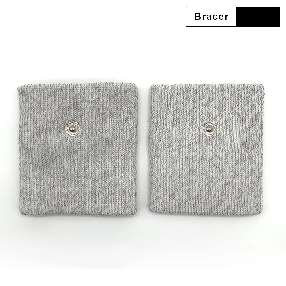 SKPURE silver fiber Nylon yarn micro current menus massage glove micro current electric massage gloves for Tens/EMS machine