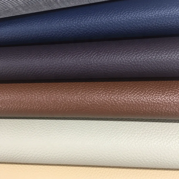 Customized Colorful Fabric Vinyl PVC Artificial Leather