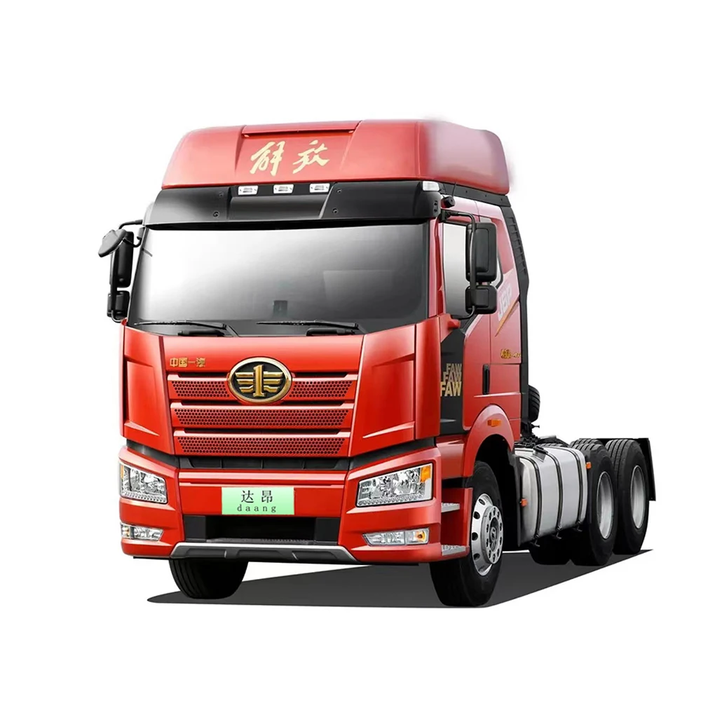 FAW Trucks J6P Best Selling High Efficiency used tractor truck Diesel CNG second hand