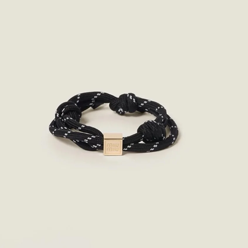 Colorful Custom Handmade Woven Bracelet Adjustable Paracord Braided Rope Stainless Steel gold plated letter
