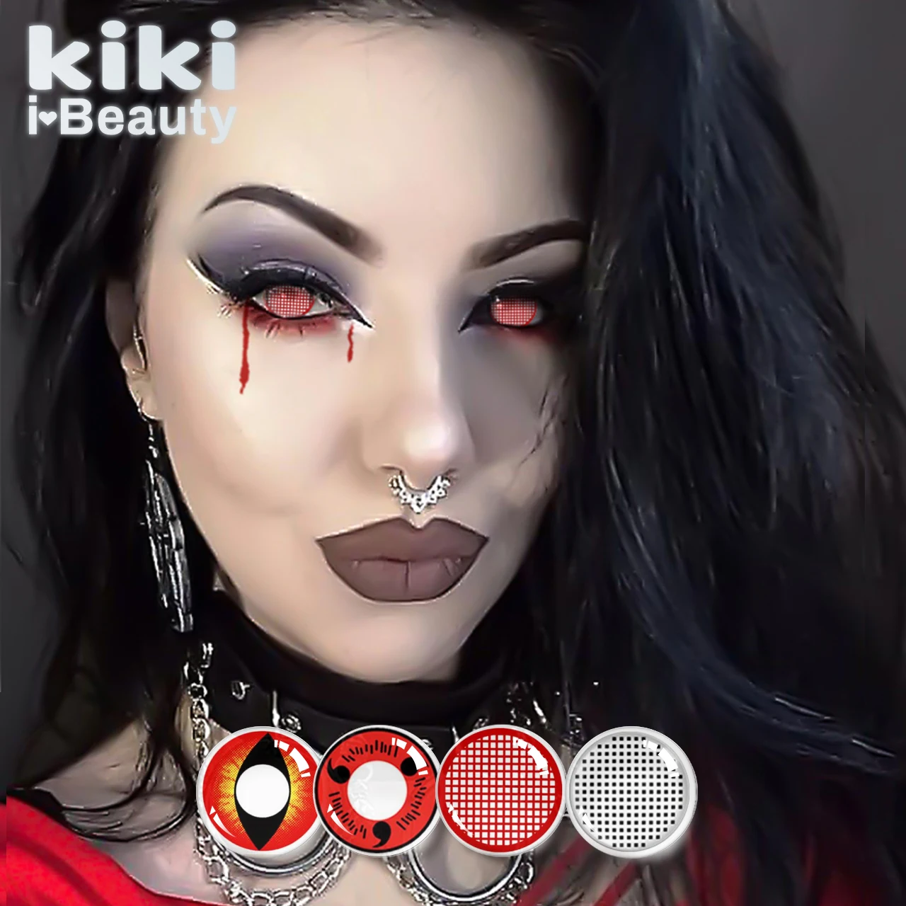 Hot Sale HEMA Water 40% Color Crazy Natural Halloween CosPlay Wholesale Colored Eye Contact Lens