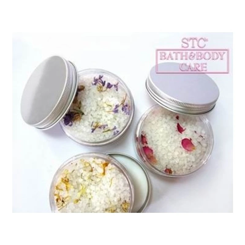 Free sample  body care scented organic spa  bath salt