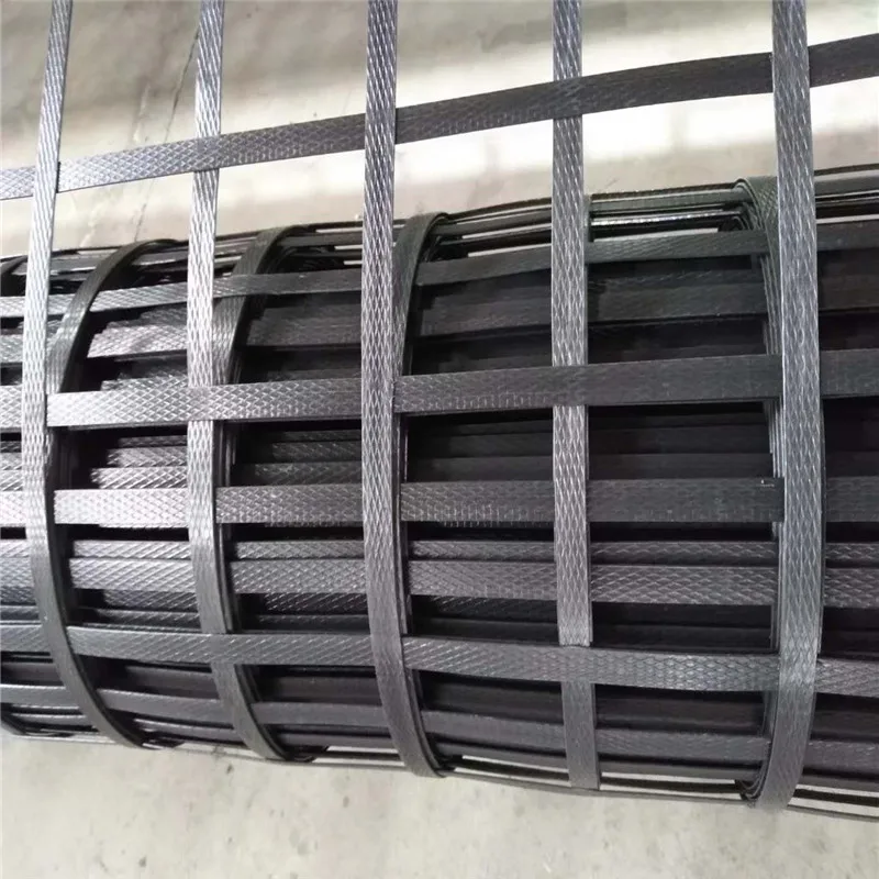High quality Steel Plastic Composite Geogrid Driveway Geogrid For Road Construction