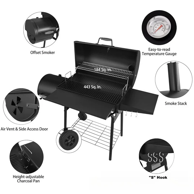 Duck charcoal grill fast drop shipping charcoal grill camping grills for BBQ duck outdoor party equipment