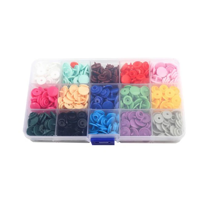 360 комплектов пластиковых кнопок T5 с защелками, набор инструментов и контейнеров-органайзеров, легкая замена кнопок, пресс-машина для кнопок