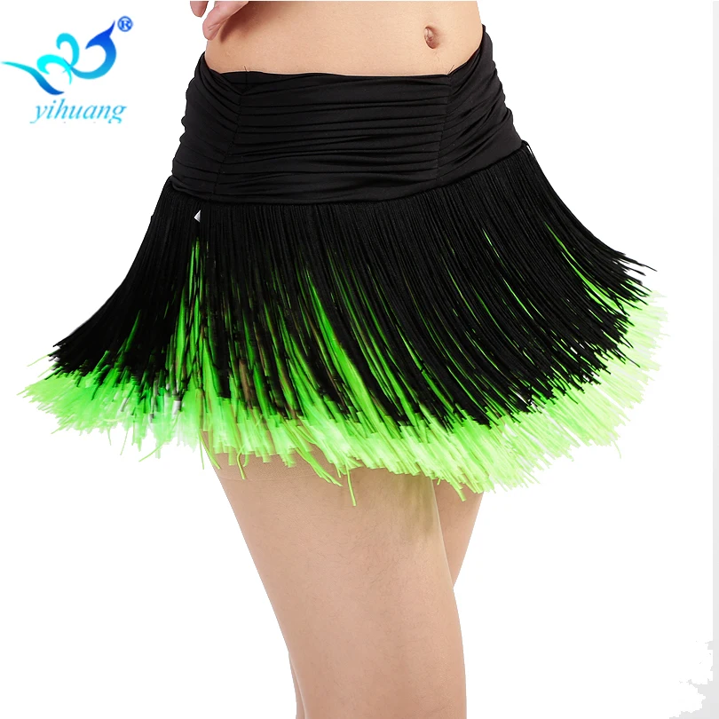 Wholesale Tassel Belly Skirt Women Bellydance Performance Wear Costumes Bollywood Skirts Fringe