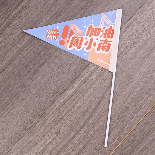 
Popular Pole Holder Wooden Burger Good Quality Mini Flag Toothpick With Paper Flags 