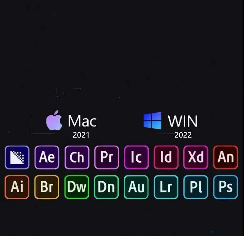 2021 PC/MAC Send by Onedrive ADO PS PR ME AE AI AN AU ID IC XD DW LR BR PI CH PDF