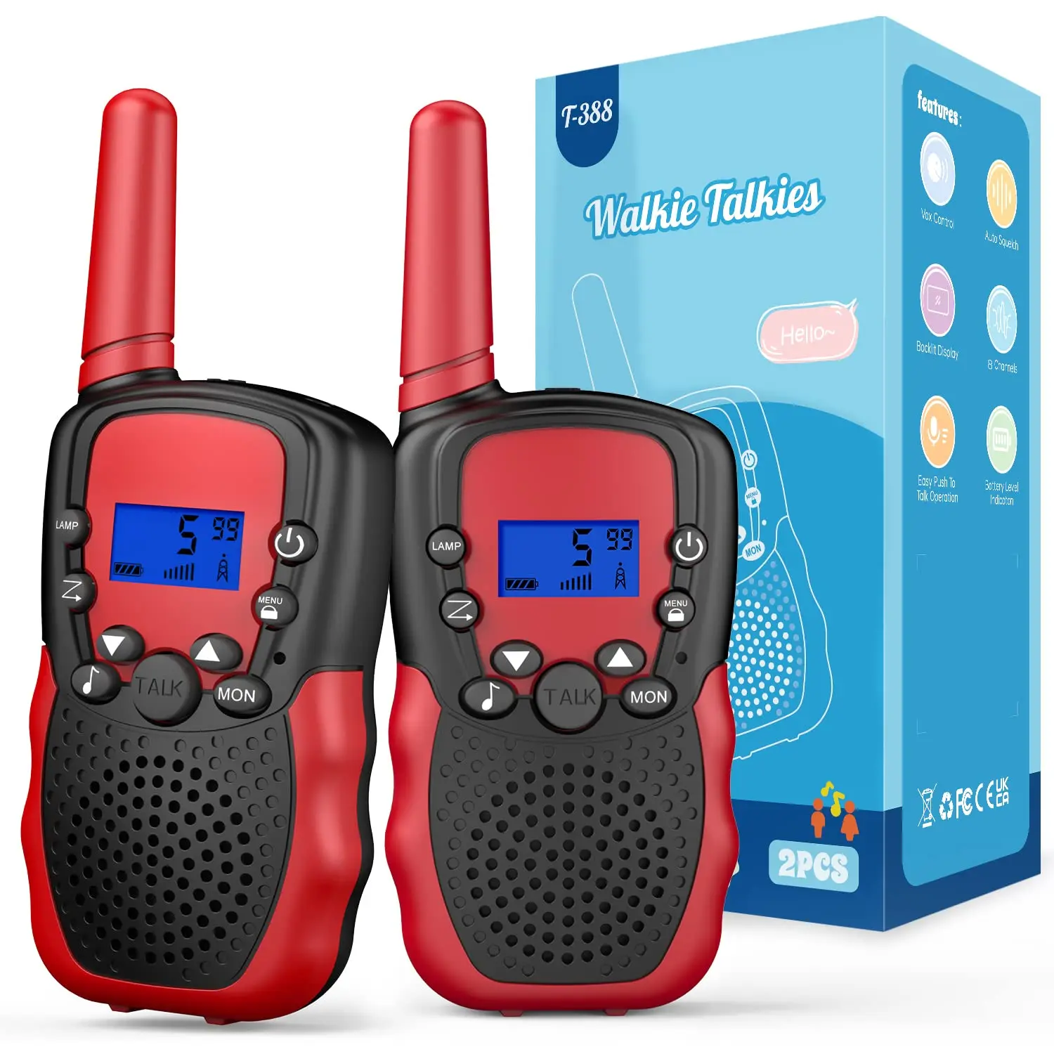 kid gift Mini Radio HOT Selling Kids Walkie Talkies For Children Wireless Woki Toki 3 Km Long Range 2 Way Radio child