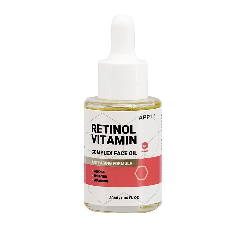 Low Moq Custom Retinol Face Serum Face Cream Moisturizer Vitamin Anti Aging Complex Cream Skin Care Set