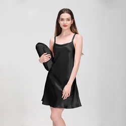 100% Silk Charmeuse Slip Dress Chemise Negligee Bridal Nightie Babydoll for Women Luxury Lingerie Sleepwear