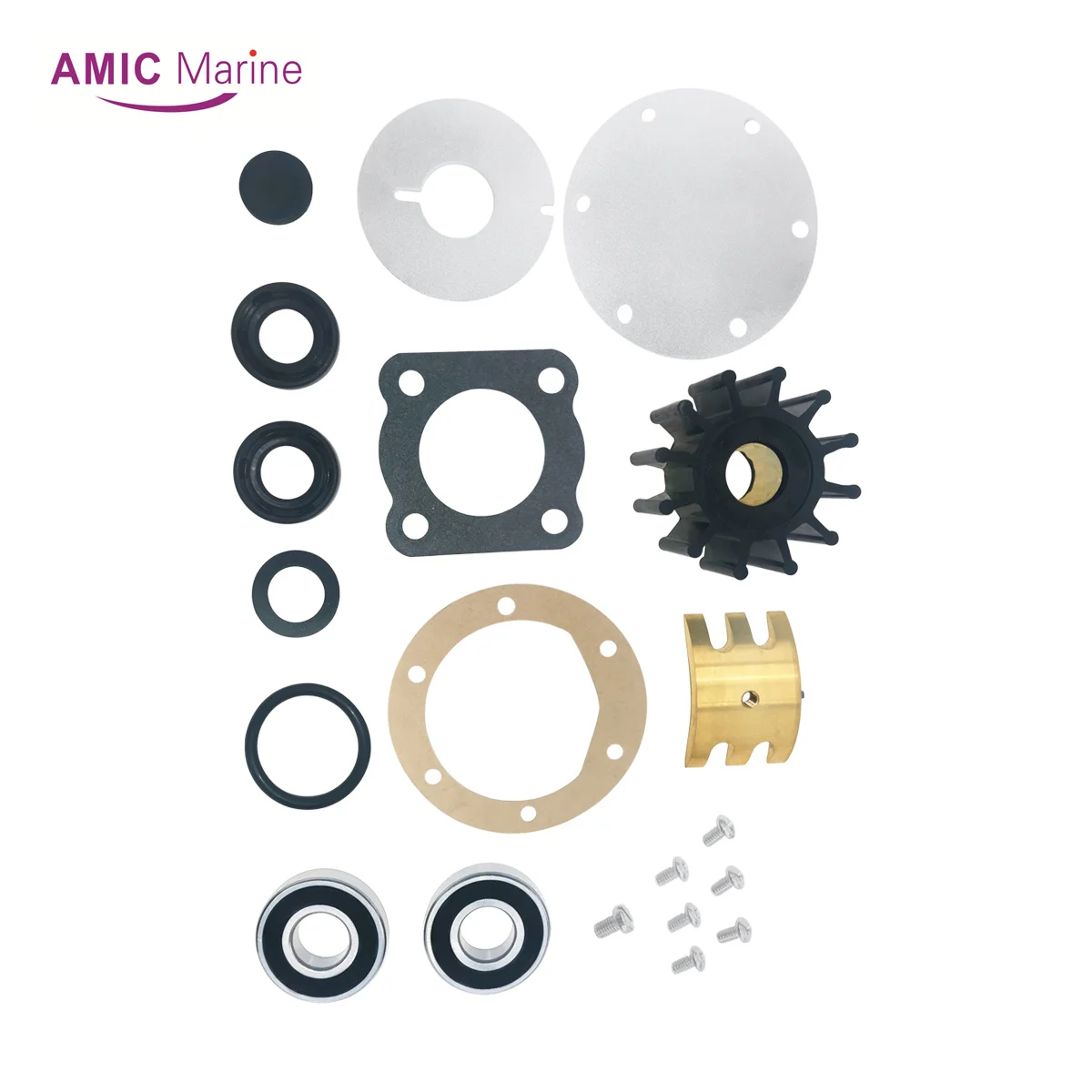 Набор деталей для ремонта пневматического насоса 5850-0001 Impeller1210-0001 прокладка уплотнения подшипники пластины